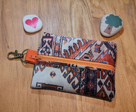 Schlue009) Schlüta Schlüsseltasche aus Upcycling Möbelstoffen mit Orientmuster