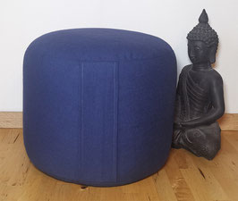 Einzelstück: Hohes Bio Meditationskissen in Blau