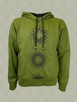 Mandala-Sweatshirt grün