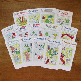 Cartes planètes ludique
