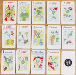 Jeu de cartes forme ludique