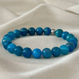 Bracelet en Apatite bleue