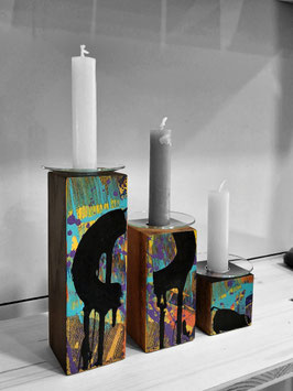 Bougeoirs Pulsions Triptyque 01