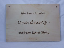 Statement Unordnung