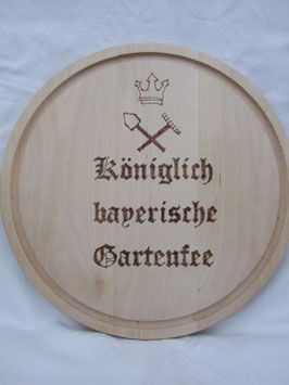 Brotzeitbrettl Königlich bayerische Gartenfee