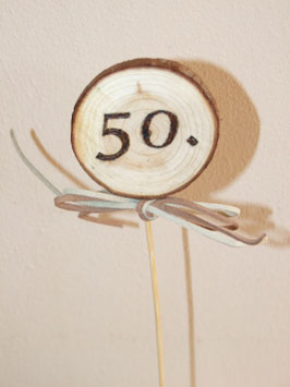 Cake-Topper mit Zahlen