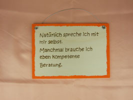 Statement Selbstgespräch