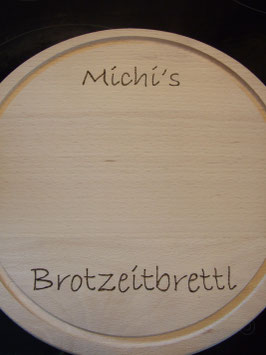 Brotzeitbrettl mit Namen