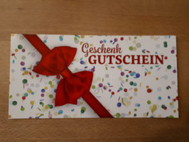 Geschenkgutschein € 15,00