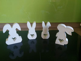 kleine Hasenfamilie