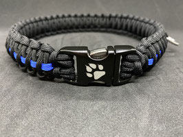 Hundehalsband - Thin Blue Line Black Edition