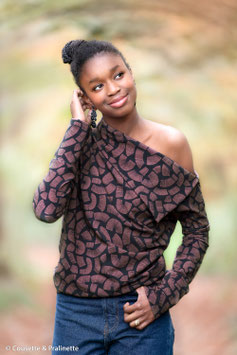 Modal-French Terry "Camino " Fächer