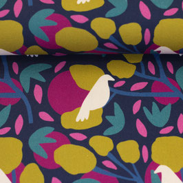 Baumwoll-Canvas "Emjo Design"Bäume und Vögel