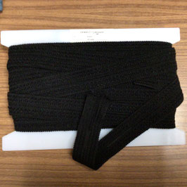 Einfass-Tresse / Wolltresse schwarz
