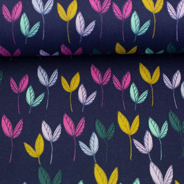 Baumwoll-Canvas "Emjo Design"Dancing Leaves - Blätter