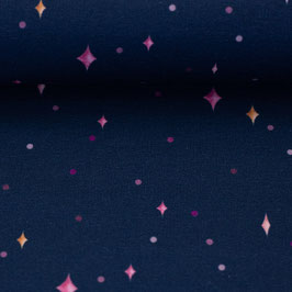 French Terry Svea dunkelblau-multicolor