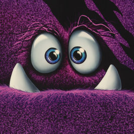 Kissen-Panel "Monsta Pillows" Thorsten Berger lila