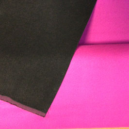 Jacken-Flausch Doubleface schwarz-pink