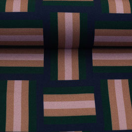 Viskose-Webware Geoluxe Braid Stripe