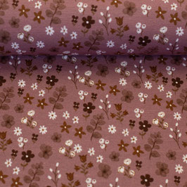 Jersey "Winterbloom " altrosa