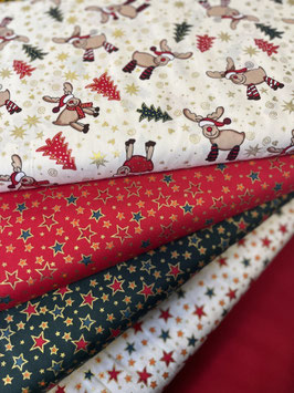 Baumwoll-Stoff Weihnachten 145 cm