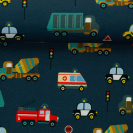 Jersey Feuerwehr / Fahrzeuge blau