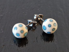 Ohrstecker Turquoise Dots