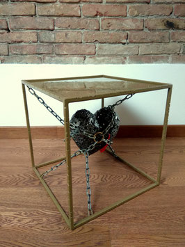 Tavolino salotto design ART Unchain my heart
