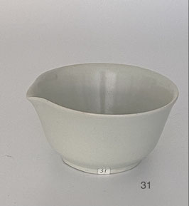 森岡由利子　白磁 片口小鉢 31