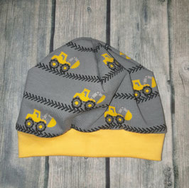 Baby-Beanie bis 6 Monate, Bagger