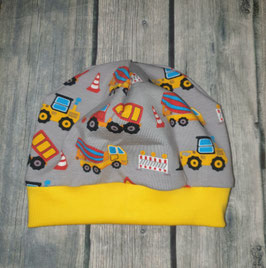 Baby-Beanie bis 6 Monate, Auf der Baustelle