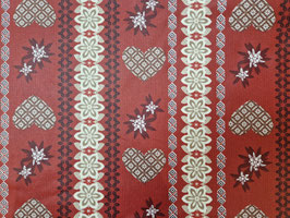 Wachstuch Edelweiss gestreift