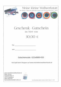 Gutschein im PDF-Format zum Ausdrucken [Design neutral]