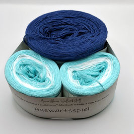 AUSWÄRTSSPIEL 26 Strickpaket Leuchtturm-Minituch
