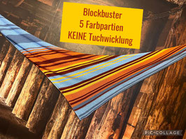 WUNSCHWICKLUNG 5 Farbpartien pro Knäuel Blockbuster Strickpaket Leuchtturm-Tuch