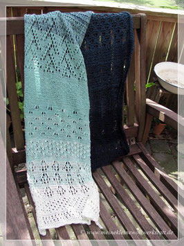 Handgestrickter Sommerschal „Südseeträume“