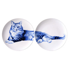 Wall plates Lazy Cat 26 cm