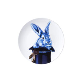 Wall plate Rabbit in hat 26,5 cm