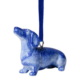 Christmas ornament Dachshund Nhaan sitting