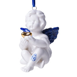 Christmas ornament sitting angel