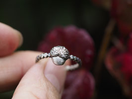 Eichennüsschen-Ring aus Sterlingsilber, Grösse 54/14 Nr. A100