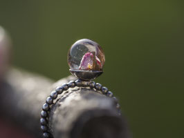 Rosenblüten-Ring aus Sterlingsilber, Grösse 15/55, Nr. A20