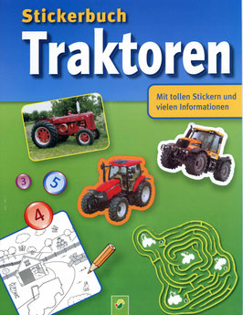 Stickerbuch Traktoren - mit tollen Stickern / Infos