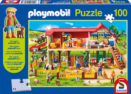 Puzzle Playmobil - Auf dem Bauernhof