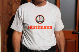 T-Shirt mit Motiv Logo Hürlimann mit Schriftzug Erwachsen
