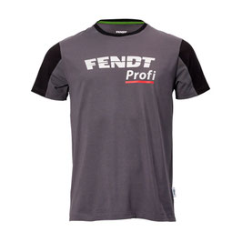 Fendt Profi T-Shirt grau/schwarz (neu)