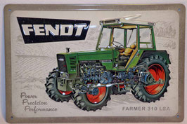 Blechschild Fendt Farmer LSA 20x30cm