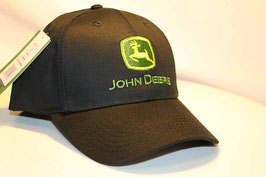 John Deere Cap schwarz