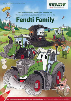 Fendti Family - Das Wimmelbilder-Rätsel -Malbuch