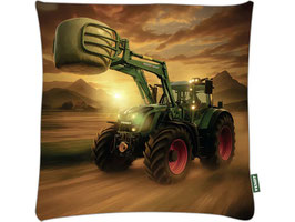 Fendt Dekokissen Fendt 620 Vario mit Frontlader 40x40cm
